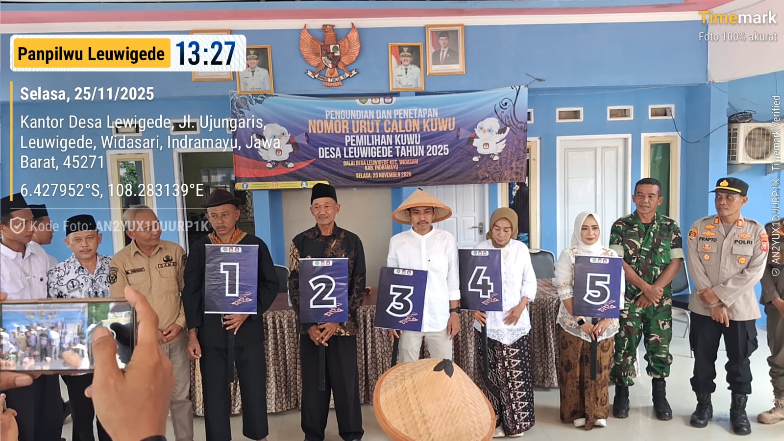 ACARA PENGAMBILAN NOMOR URUT CALON KUWU LEUWIGEDE TAHUN 2025